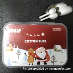 HOVAP COTTON PURE Christmas Edition for RDA / RTA / RDTA - 20 PCS