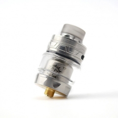 Authentic ADVKEN CP TF 25mm RTA Rebuildable Tank Atomizer 3/4ml - Silver