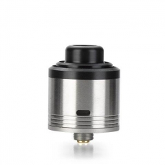 Authentic Gas Mods G.R.1 GR1 Pro 24mm RDA Rebuildable Dripping Atomizer w/ BF Pin - Silver