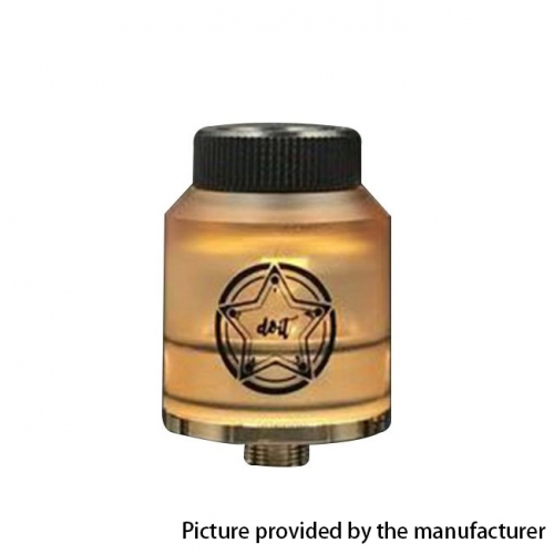 Do It Style 24mm RDA Rebuildable Dripping Atomizer w/ BF Pin - Yellow