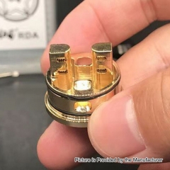 Do It Style 24mm RDA Rebuildable Dripping Atomizer w/ BF Pin - Yellow