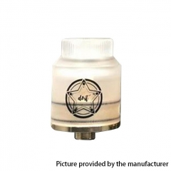 Do It Style 24mm RDA Rebuildable Dripping Atomizer w/ BF Pin - White