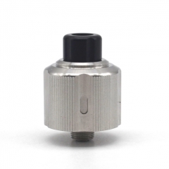 ULTON Strange Style 22mm/24mm 316SS RDA Rebuildable Dripping Atomizer w/BF Pin/Beauty Ring - Silver