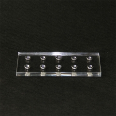 Coil Father Acrylic Storage Box Dual Slot - Transparent