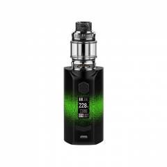 Authentic Rincoe Manto S Mesh 228W TC VW APV Box Mod w/Metis Mix Tank 6ml Kit - Green