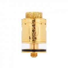 Faris Style 24mm RDTA Rebuildable Dripping Tank Atomizer 3ml - Gold