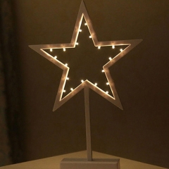 Pentagram Shape Mini LED Night Light Wedding Christmas Decor