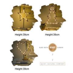 Pentagram Shape Mini LED Night Light Wedding Christmas Decor