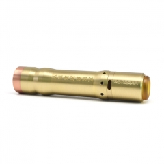 Vindicator Style 18650/20700/21700  25mm Hybrid Mechanical Mod w/ Atomizer Kit  - Brass