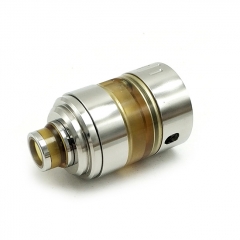 Coppervape Hussar Project X Style 316SS 22mm RTA Rebuildable Tank Atomizer 2ml - Silver