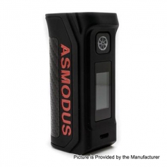 Authentic asMODus Amighty 100W 18650/20700/21700 VV/VW/TC Box Mod - Black Red