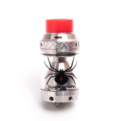 Authentic Move Vape Black Widow 25.5mm RTA Rebuildable Tank Atomizer 3.8ml - Silver