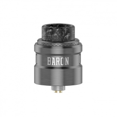 Authentic Geekvape Baron 24mm RDA Rebuildable Dripping Atomizer w/ BF Pin - Gun Metal