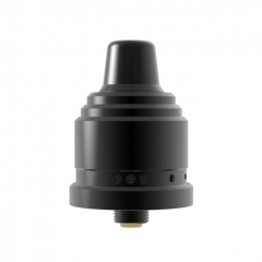 Authentic 5GVape Peace 22mm 316SS RDA Rebuildable Dripping Atomizer w/ BF Pin - Black