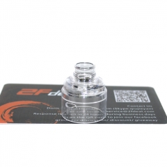 ULTON Replacement PC Cap + Drip Tip for Typhoon Wave BTD RDA 22mm - Transparent