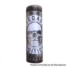 Lysen CompLy Skull HK Vegas Style 18650/20700/21700 Hybrid Mechanical Tube Mod - Grey