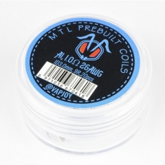 VAPJOY CS1227 MTL A1 1.0ohm 26AWG Prebuilt Coil 20pcs