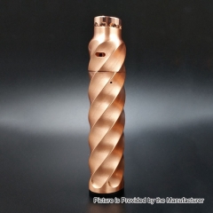 Swirl Style 18650 Hybrid Mechanical Mod + Battle Style RDA Kit - Copper