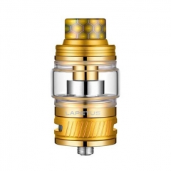 Authentic Nikola Lapetus 25mm Sub Ohm Tank Clearomizer 0.18ohm/6ml - Gold