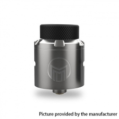 Authentic Acevape Magic Master 24mm RDA Rebuildable Dripping Atomizer w/ BF Pin - Silver