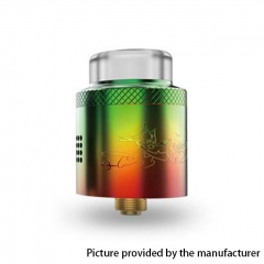 Authentic Acevape Bomb Cat 24mm RDA Rebuildable Dripping Atomizer w/ BF Pin - Rainbow