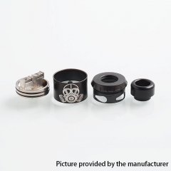Apocalypse 25 Style 25mm RDA Rebuildable Dripping Atomizer w/ BF Pin - Silver