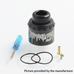 Apocalypse 25 Style 25mm RDA Rebuildable Dripping Atomizer w/ BF Pin - Silver