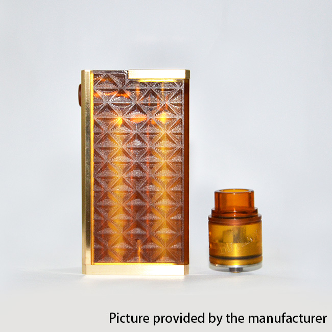 Buy SOB S3 Style Mechanical Box Mod w/Outlaw Style RDA Atomizer Kit 24mm