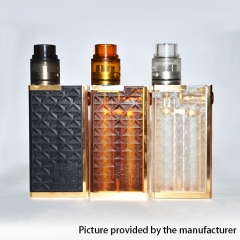 SOB S3 Style Mechanical Box Mod w/Outlaw Style RDA Atomizer Kit 24mm - Black