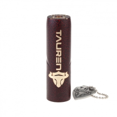 Authentic Thunderhead Creations THC  Tauren 18650/20700/21700 Mechanical Mod - Red Cracked