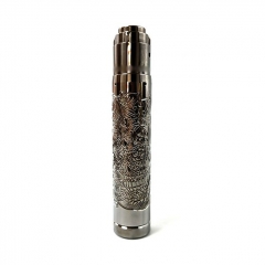 Lysten Pur Sugar Skull Style 18650/20700 Hybrid Mechanical Mod Kit 24mm - Gun Metal