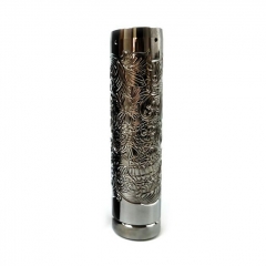 Lysten Pur Sugar Skull Style 18650/20700 Hybrid Mechanical Mod 24mm - Gun Metal