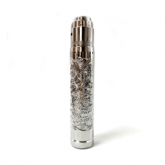 Lysten Pur Sugar Skull Style 18650/20700 Hybrid Mechanical Mod Kit 24mm - Silver