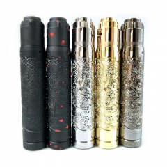 Lysten Pur Sugar Skull Style 18650/20700 Hybrid Mechanical Mod Kit 24mm - Gun Metal