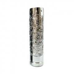 Lysten Pur Sugar Skull Style 18650/20700 Hybrid Mechanical Mod 24mm  - Silver