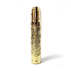 Lysten Pur Sugar Skull Style 18650/20700 Hybrid Mechanical Mod Kit 24mm - Brass