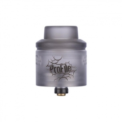 Authentic Wotofo Profile 24mm RDA Rebuildable Dripping Atomizer w/ BF Pin - Frosted Gray