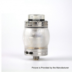 Authentic ADVKEN Manta 4.5ml Resin RTA Rebuildable Tank Atomizer - Silver