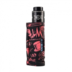 Authentic Vapor Storm Puma Baby 80W TC VW Variable Wattage Box Mod + Lion RDA Kit - Black Haze