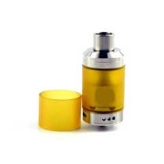 Sherman Tank Style 28mm RTA 316SS Rebuildable Tank Atomizer - Silver