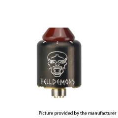 Authentic Ystar Hell Demons 20mm RDA Rebuildable Dripping Atomizer w/BF Pin - Gun Metal