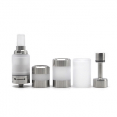 YFTK Ka v7 Style 23mm 316SS RTA Rebuildable Tank Atomizer 3ml Full Kit Version - Silver