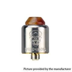 Authentic Ystar Hell Demons 20mm RDA Rebuildable Dripping Atomizer w/BF Pin - Silver