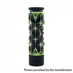 AV Medieval Gyre Mace Style 18650 Hybrid Mechanical Tube Mod 24mm - Black + Green