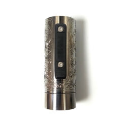 Vazzling Pur Slam Piece 30mm 18650/20700/21700/20650 Hybrid Mechanical Mod (Engraving Version) - Gun Metal