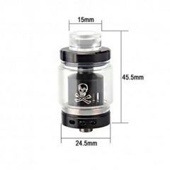 Authentic Ystar Baby Mesh Sub Ohm Clearomizer Tank 6.0ml /0.15ohm - Black Red