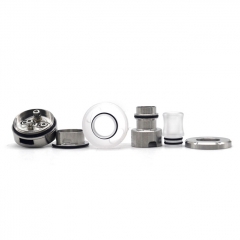 Vazzling Dvarw V2 Style 22mm 316SS MTL RTA Top Filling 2ml - Silver
