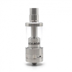 YFTK Ataman V4 Style 22mm 316SS RTA Rebuildable Tank Atomizer 4ml - Silver