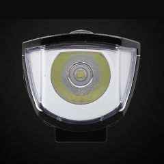 XANES SFL02 600LM T6 Smart Induction Bicycle Light IPX4 USB Rechargeable 80° Large Flood Light - Black