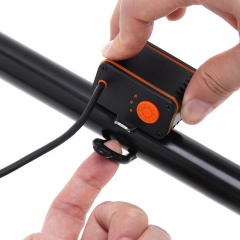 XANES DL01 1200LM 2xT6 LED 4-Mode Waterproof Bicycle Head Light Temperature Control Power Display